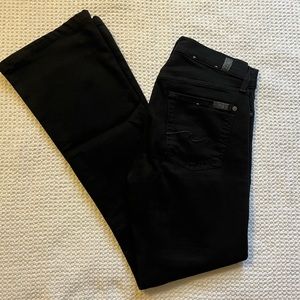7 For All Mankind Black Denim Pants 🖤 Blair Bootcut.